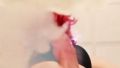 Transsexual Jerks off and Cums on your Face - 14 image