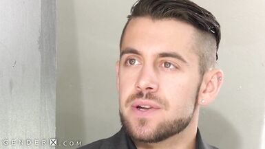 GenderX - TS Cum Dump With Humongous Mounds Pleases Her Dominant - 2 image