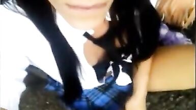 Street prostitute lady-boy seeing and pumping clients