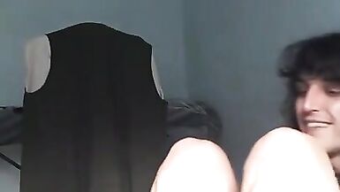 Trans Camgirl Smokin' Weed, then Playing with Myself, Masturbating my Schlong and Arse - Lady Sissy - 3 image