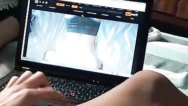 Trans Camgirl Smokin' Weed, then Playing with Myself, Masturbating my Schlong and Arse - Lady Sissy - 6 image