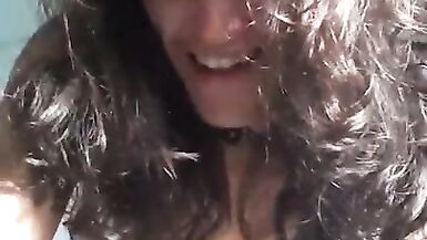 Trans Camgirl Smokin' Weed, then Playing with Myself, Masturbating my Schlong and Arse - Lady Sissy - 9 image