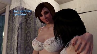 Tranny mother I'd like to fuck makes a Gift to Sissy Boy - CG Animation Ladyman Sex - 7 image