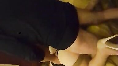 Slutty Gurl Heather enjoys 2 men in hotel room - 6 image