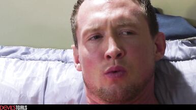 Ella Hollywood and Kloe Kay share his cock and get rewarded - 3 image