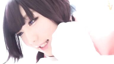 Hideri Kanzaki Trap Sex Crossdress - 10 image