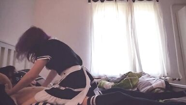 TRANS menina chupa seu amigo FEMBOY e tem cu fodido e leva gozada na bunda - 13 image