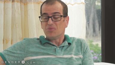 Therapist's Transgender Assistant Fucks Closed Minded Patient - GenderX - 2 image