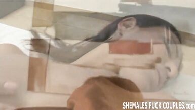 I want to watch my boyfriend railing a shemale - 7 image