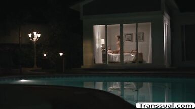 Stepmom Tgirl analed by her stepson - 12 image