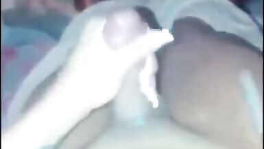 Guys ... A Nice Tranny Jerk Parade Here, Loads of Cum - 12 image