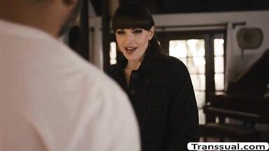 Slut Tgirl analed by boyfriends friend - 1 image