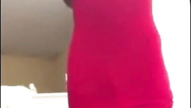 Sexy Black Tranny Jerk herself Off, Silky White Cream - 9 image