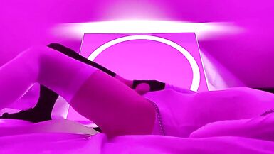 Femboy Plays with his Dick and Rides a Dildo - 1 image