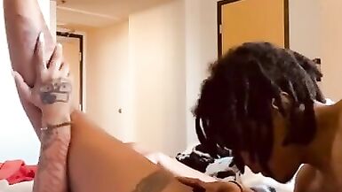 Transman Eating my Pussy Cum in her Mouth - 6 image