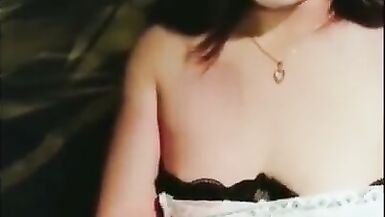 Chinese Tranny Jerking herself Off Outdoors - 2 image