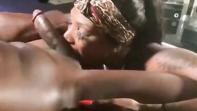 THICC & Hung BBC Tranny Kendall Gets Sucked & Fucked - 11 image