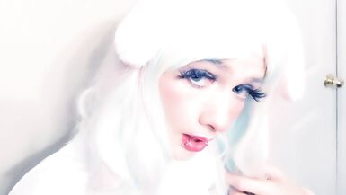 Sissy Bimbo Snowbunny Busts out her Cage