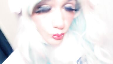 Sissy Bimbo Snowbunny Busts out her Cage - 2 image