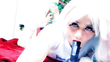 Sissy Bimbo Snowbunny Busts out her Cage - 7 image