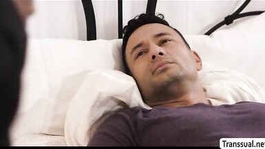 TS Domino loves riding her Patients cock - 2 image