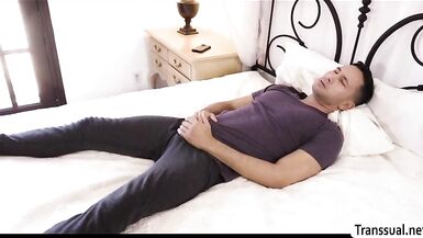 TS Domino loves riding her Patients cock - 3 image