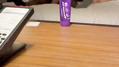 BBW Trans taking Big Young Dick - 1 image