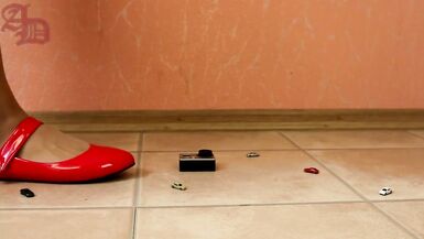 TRANNY GIANTESS AMANDA CRUSHES MICRO CARS IN PANTYHOSE AND LONG SKIRT - 1 (CRUSH FETISH) - 2 image