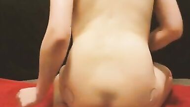 Femboy Tgirl Rides Dildo for your Pleasure - 12 image