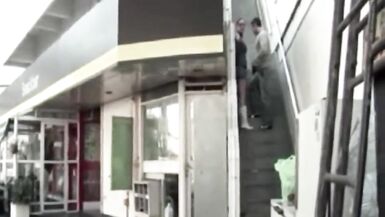 Transgender prostitutes service in a public gas station - 1 image