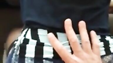 candice gets fucked doggy style, her lover cums on her but - 12 image