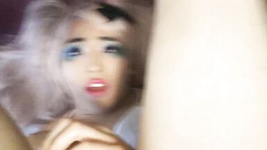 Sissy Ladyboy being very Girly and Inserting a Dildo - 15 image