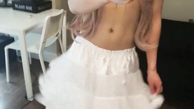 Sissy Ladyboy being very Girly and Inserting a Dildo - 3 image