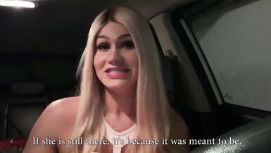 Pretty Blond Tranny Predator pick up a Tranny for Fuck