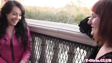 Real trans girlfriends love doggystyle - 3 image