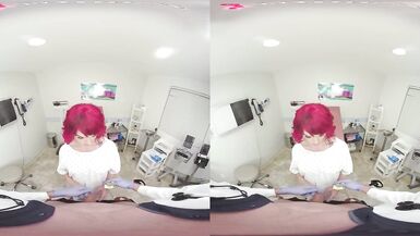 Redhead Shemale in VR Porn - 11 image