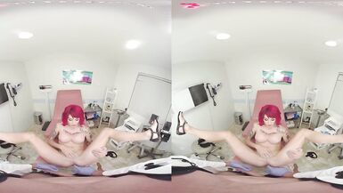 Redhead Shemale in VR Porn - 14 image