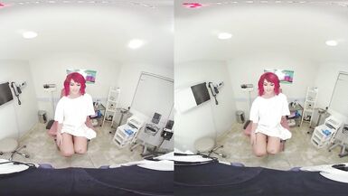 Redhead Shemale in VR Porn - 3 image