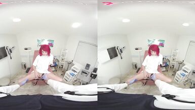 Redhead Shemale in VR Porn - 4 image