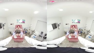 Redhead Shemale in VR Porn - 5 image