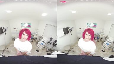 Redhead Shemale in VR Porn - 9 image