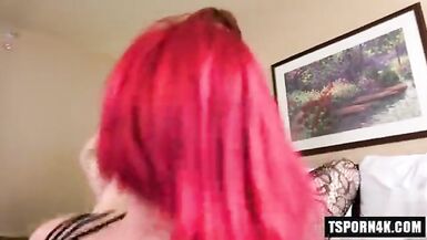 Hot shemale hardcore anal and cumshot - 1 image