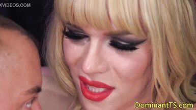 Male subs share transgenders cock before anal - 10 image