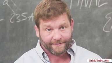 TS Milli let Proffersor fucks her butthole - 5 image