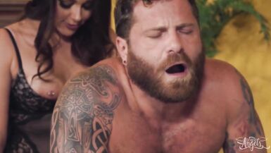 Transangels – Eva Maxim and Zoey Foxx Fucking Riley Mitchel’s Tight Ass - 5 image