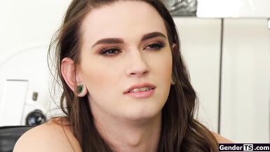 Tgirls Jenna Creed n Khloe Kay anal fuck - 2 image