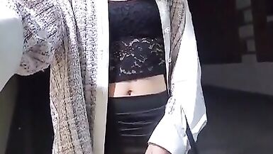 very cute chinese CD walking the streets at night - 12 image