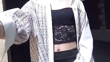 very cute chinese CD walking the streets at night - 14 image