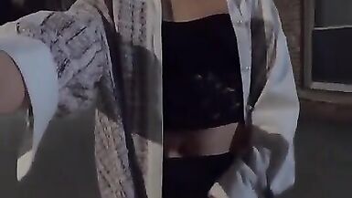 very cute chinese CD walking the streets at night - 9 image