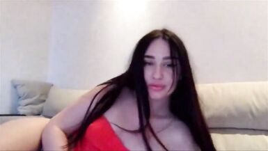 Hot teen brunette gets her pussy stuffed by a naughty ts - 7 image